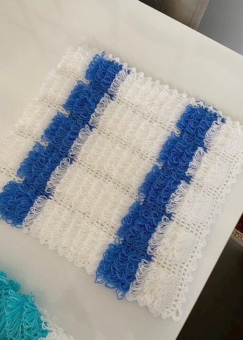 Renkli Mavi Banyo Süngeri - Görsel 2