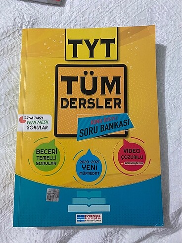 Tyt Tüm Dersler Test Kitabı