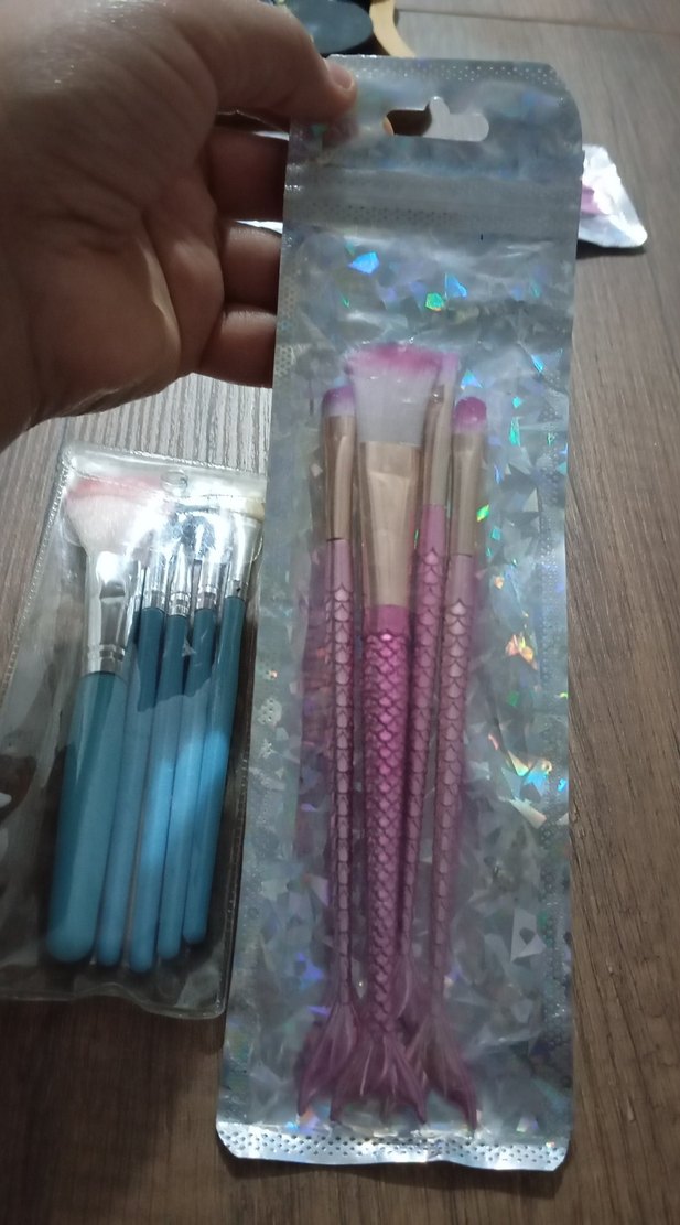 Renkli Makyaj Fırça Seti - Görsel 3