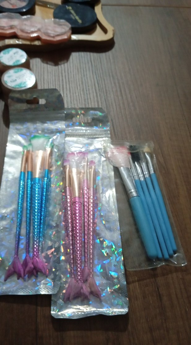 Renkli Makyaj Fırça Seti - Görsel 2