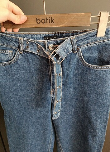 s Beden lacivert Renk LCW kadın mom Jean kot pantolon 