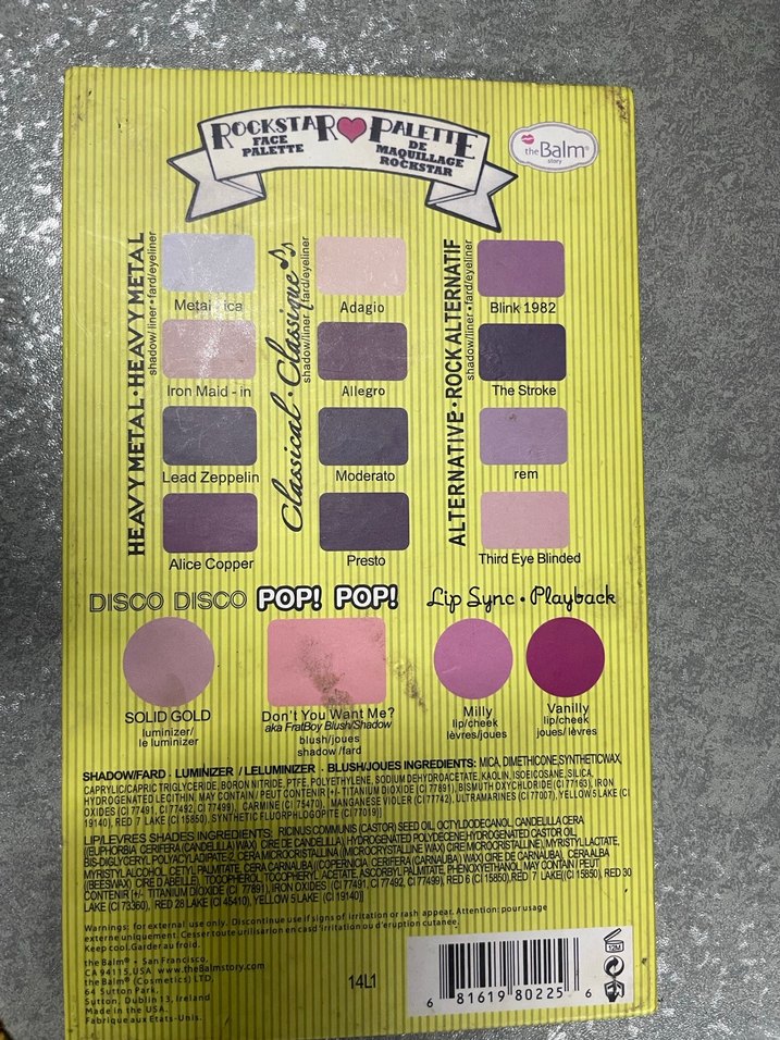 theBalm Rockstar Yüz Paleti - Görsel 2