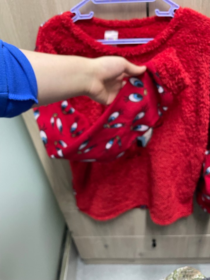 %100 pamuk Kız Çocuk Peluş  Pijama Takımı - Görsel 4