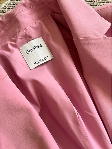 m Beden Bershka pembe blazer