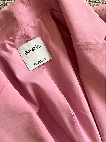 m Beden pembe Renk Bershka pembe blazer