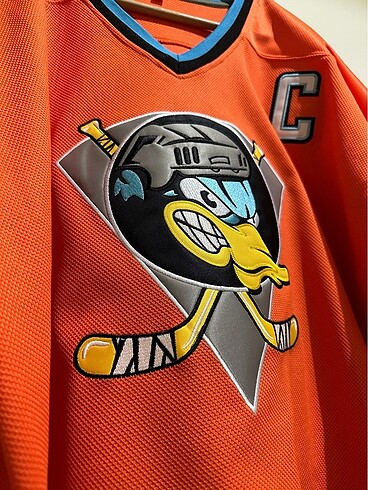xl Beden turuncu Renk Buz hokeyi - kayak - snowboard Forma NHL