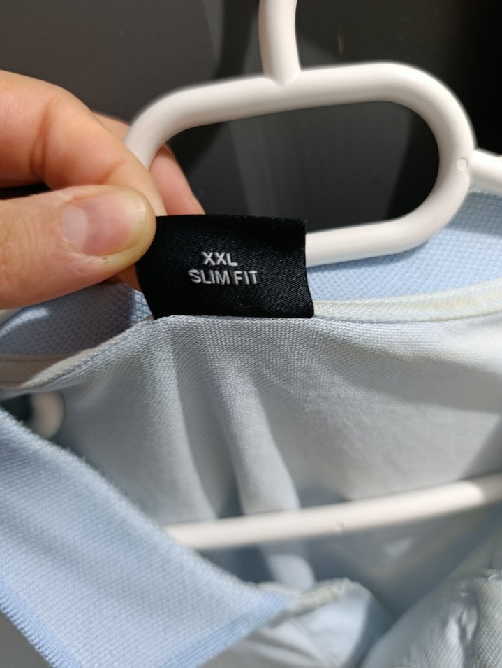 Erkek Beyaz Polo Tişört, Kısa Kollu, Rahat Kesim - Görsel 4