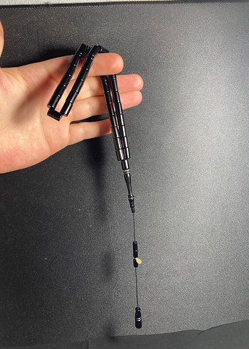 Siyah Gotik Erkek Tesbih - Görsel 3