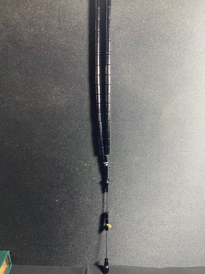 Siyah Gotik Erkek Tesbih - Görsel 2