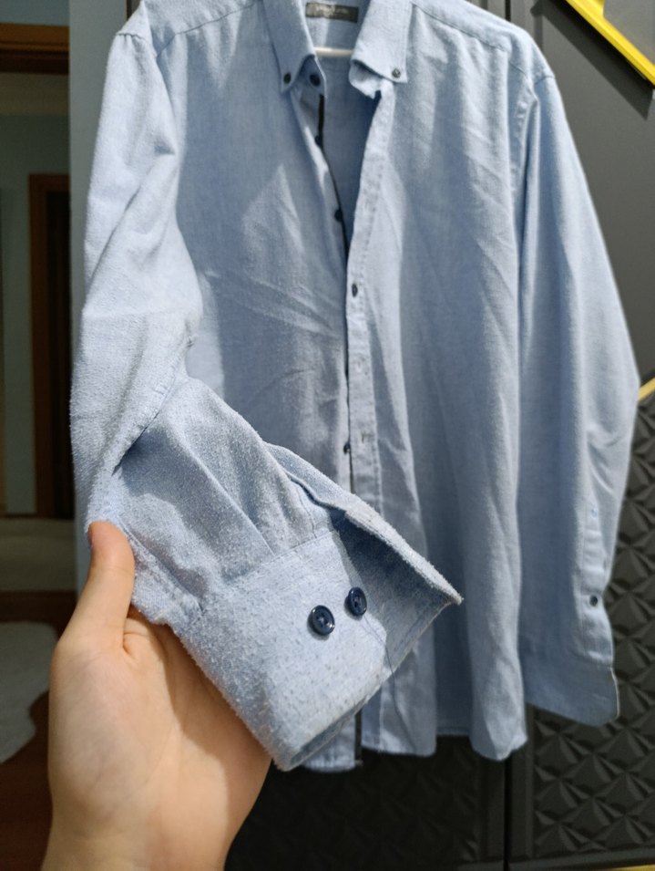 Erkek Gömlek Uzun Kollu - Görsel 2