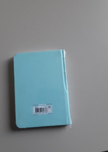  Turkuaz Pastel Kedi Desenli Defter gıpta ajanda