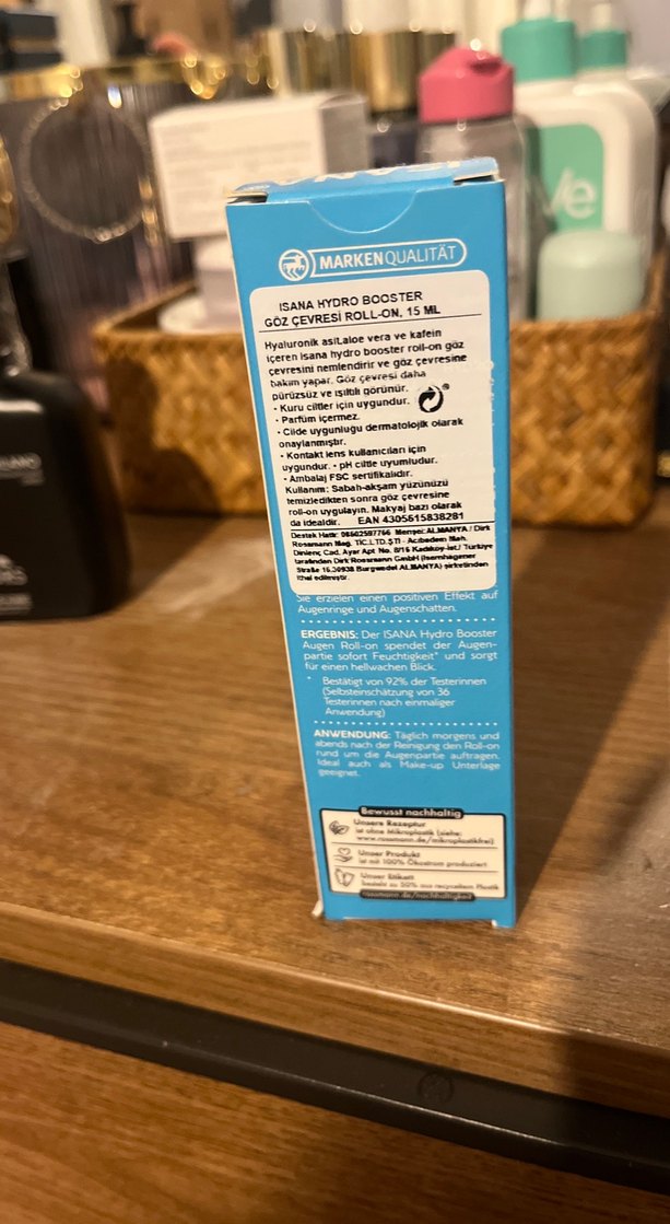 ISANA Hydro Booster Göz Roll-On - Görsel 2