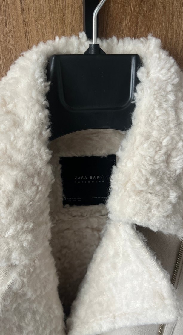 Suni Kürklü Kadın Süet Kışlık Ceket - Görsel 3