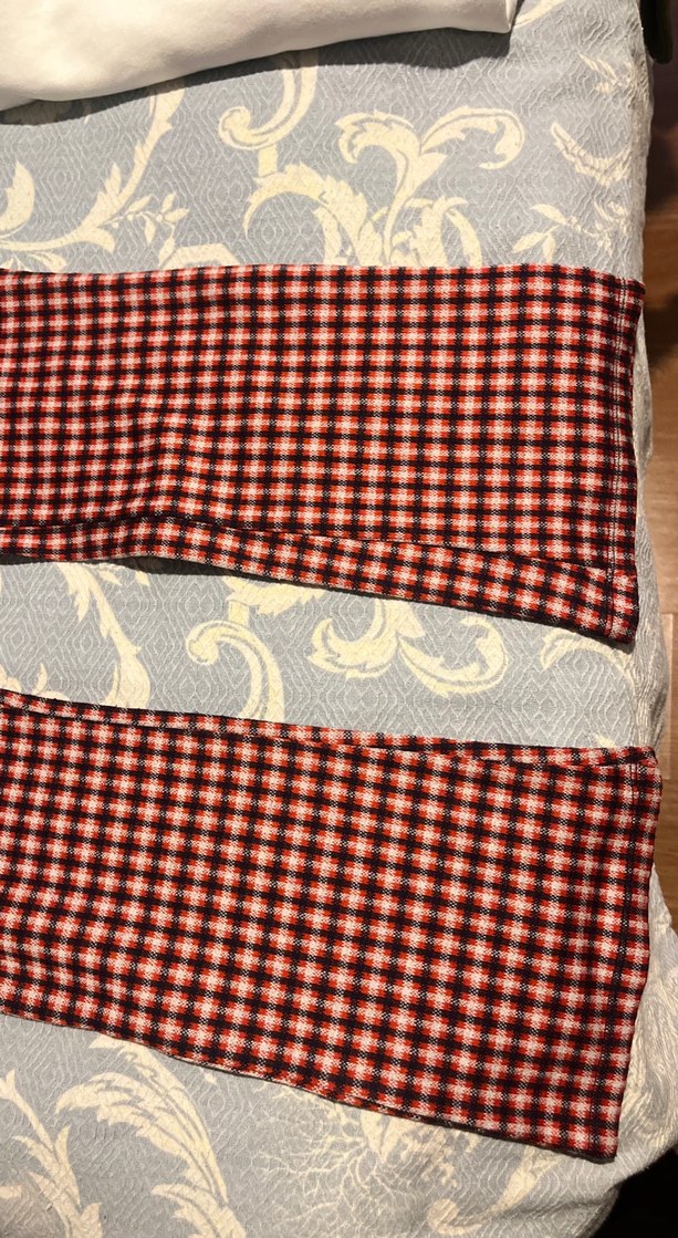 Kırmızı Pilili Midi Kadın Kumaş Pantolon - Görsel 2