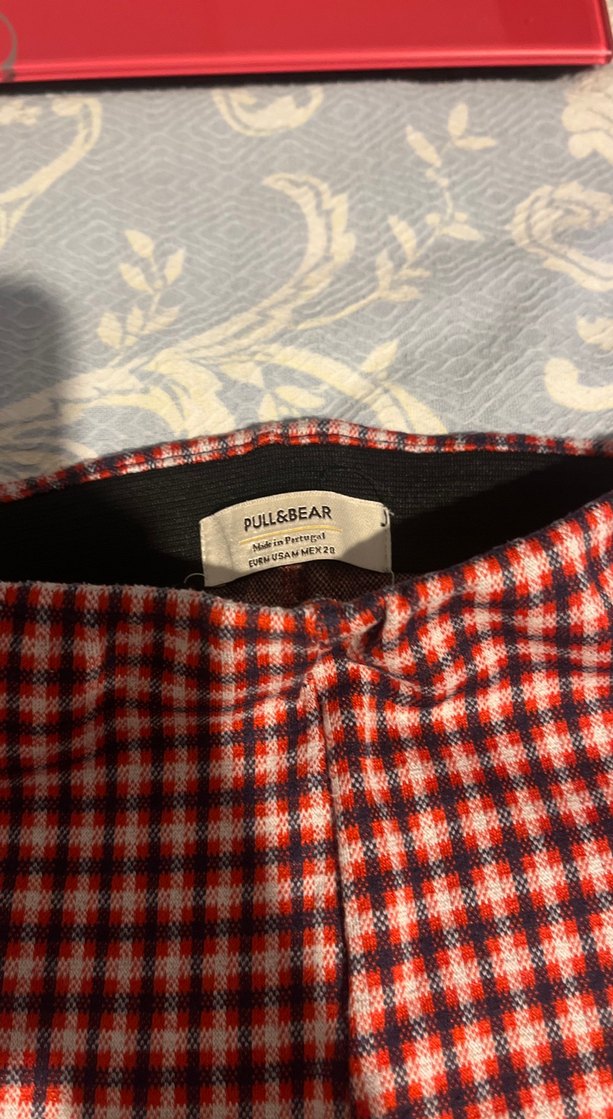 Kırmızı Pilili Midi Kadın Kumaş Pantolon - Görsel 4