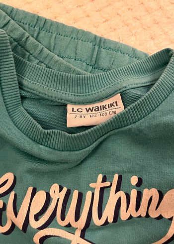 Yeşil Baskılı Kız Eşofman Takımı - Görsel 2