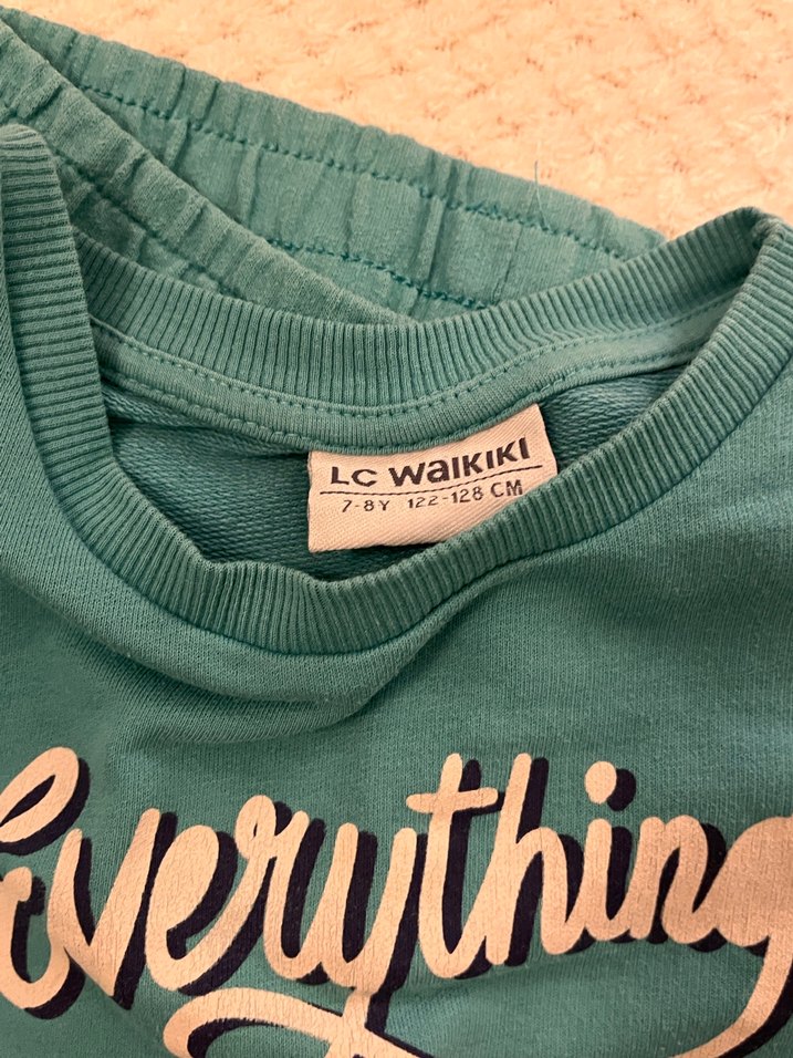 Yeşil Baskılı Kız Eşofman Takımı - Görsel 2