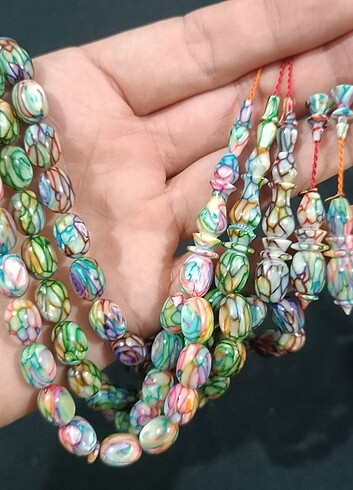 MULTİCOLOR FRANSIZ GALALİT TESBİH