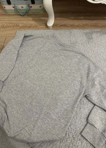 Gri Cornell University Baskılı Sweatshirt - Görsel 2