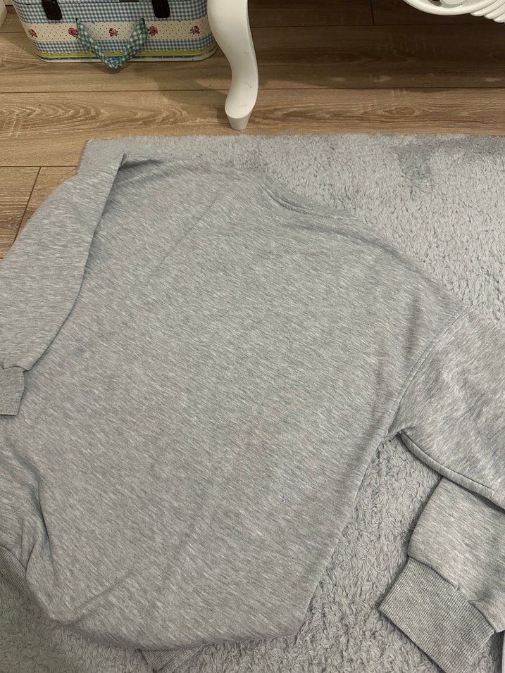 Gri Cornell University Baskılı Sweatshirt - Görsel 2