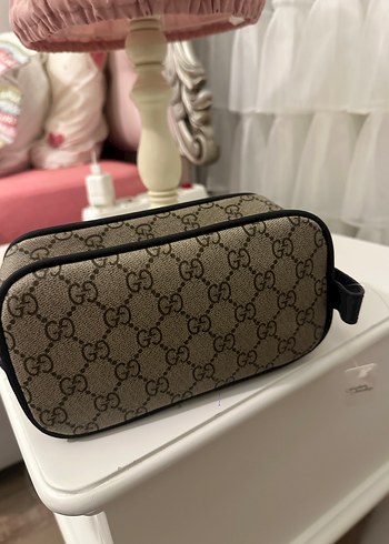 Klasik Desenli Kadın Makyaj Çantası - Görsel 2