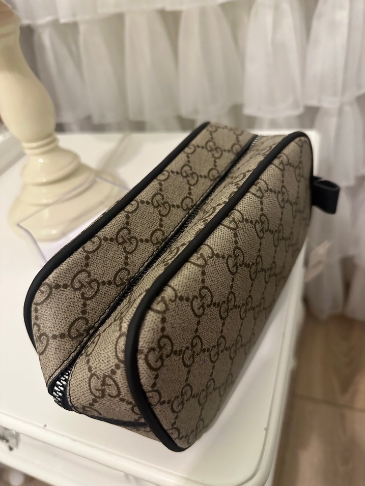 Klasik Desenli Kadın Makyaj Çantası - Görsel 3