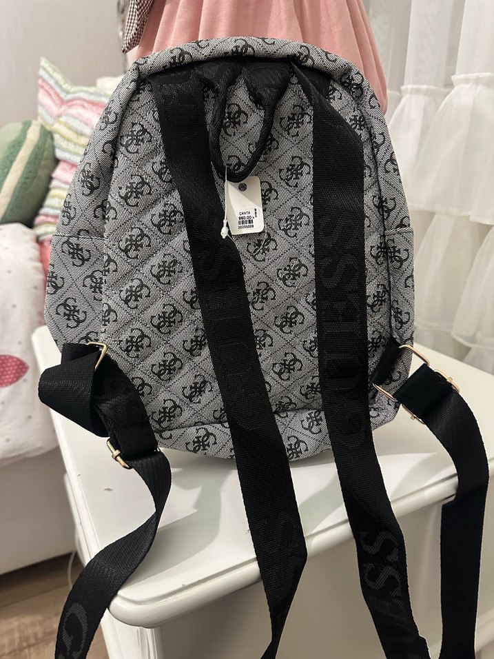 Guess Gri Desenli Kadın Sırt Çantası - Görsel 2