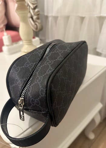 Siyah Deri Erkek El Çantası - Görsel 3