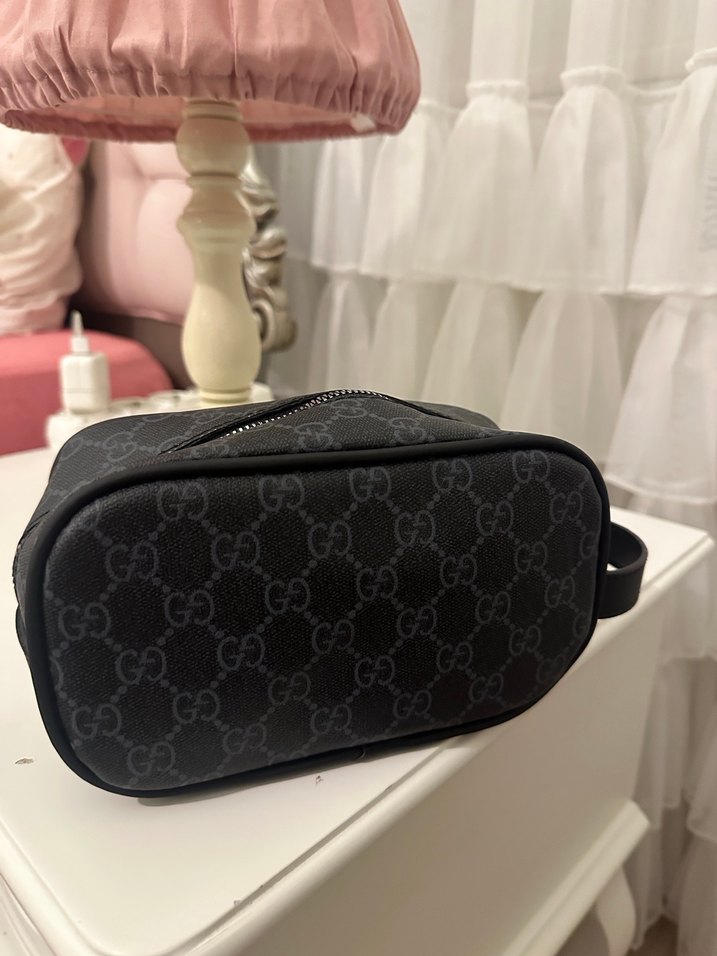 Siyah Deri Erkek El Çantası - Görsel 2