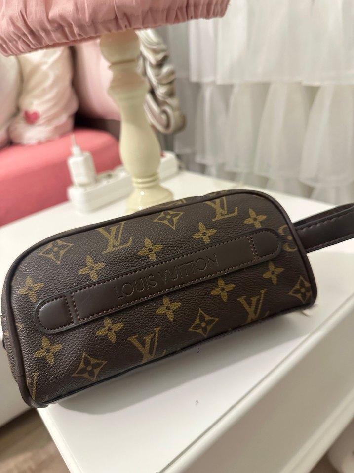 Kahverengi Deri Erkek Clutch Çanta - Görsel 2