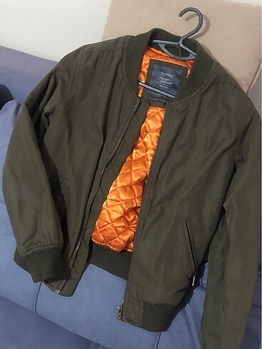 m Beden Bershka marka bomber ceket
