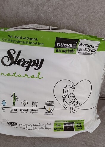 5 Beden: 11-25 kg Beden Renk Bebek bezi 