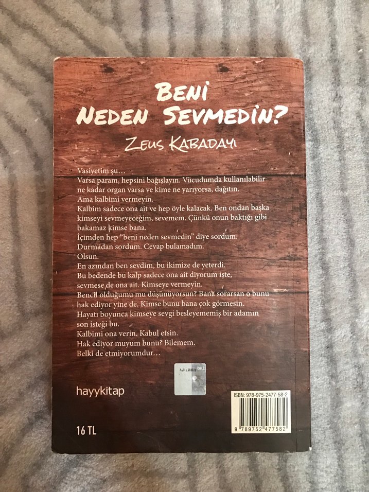 Beni Neden sevmedin-Zeus Kabadayı - Görsel 2