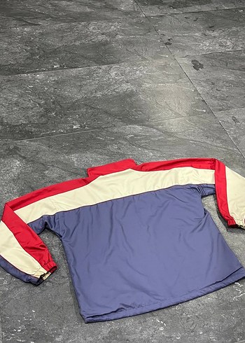 Diğer Gri-Mavi Fermuarlı Erkek Oversize ceket