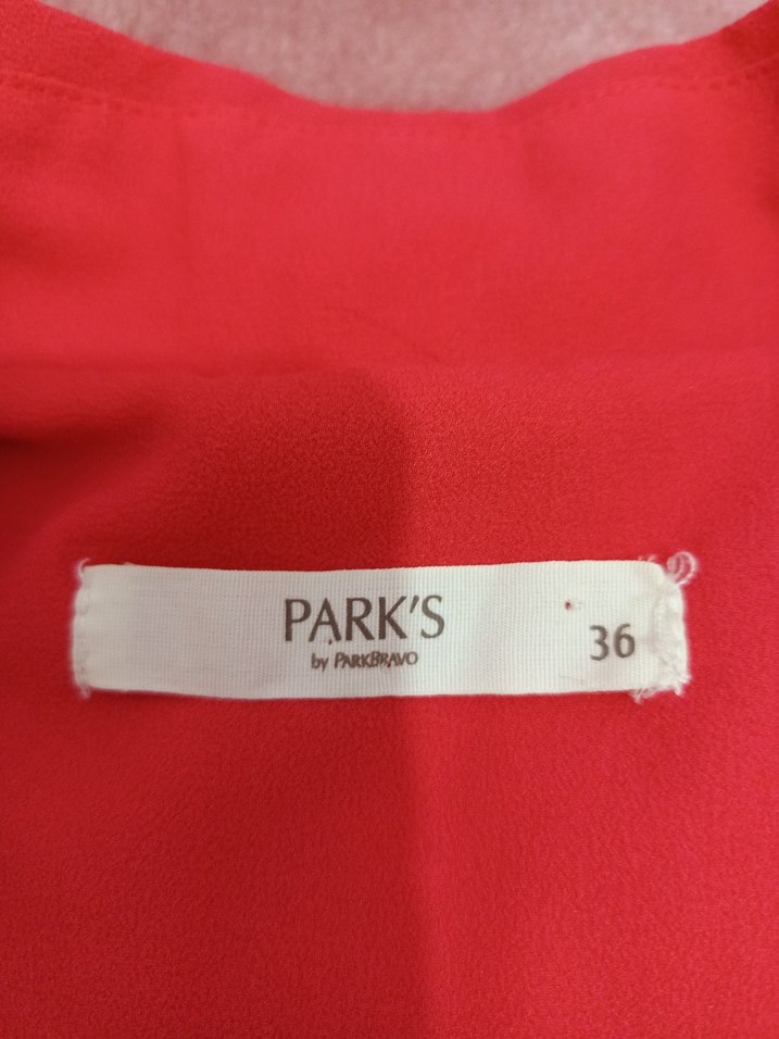 Kırmızı Midi Hamile Elbisesi - Görsel 3