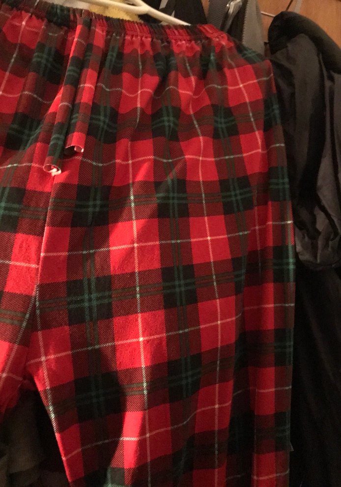 Kırmızı Ekose Pijama Altı - Görsel 2