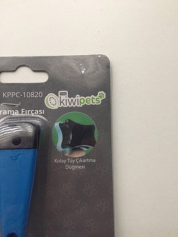 Kolay tüy çıkarma düğmeli kedi/köpek tarama fırçası - Görsel 2