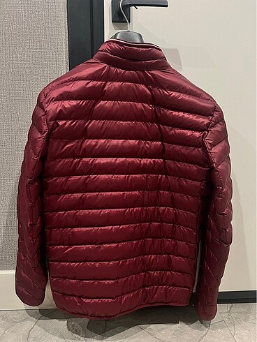 m Beden bordo Renk Orjinal Tommy Hilfiger Thpackable Mont