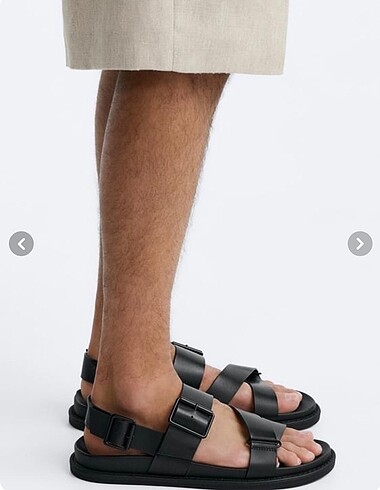 Zara Zara Erkek Tokalı Sandalet