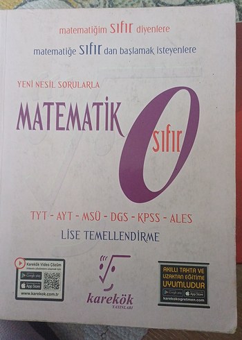 Karekök Matematik Sıfır Soru Bankası
