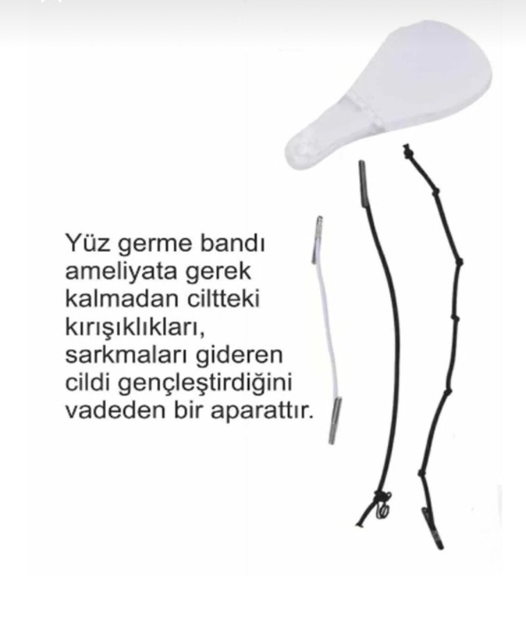 40 adet ipli yüz-Kaş-boyun germe bandı - Görsel 5
