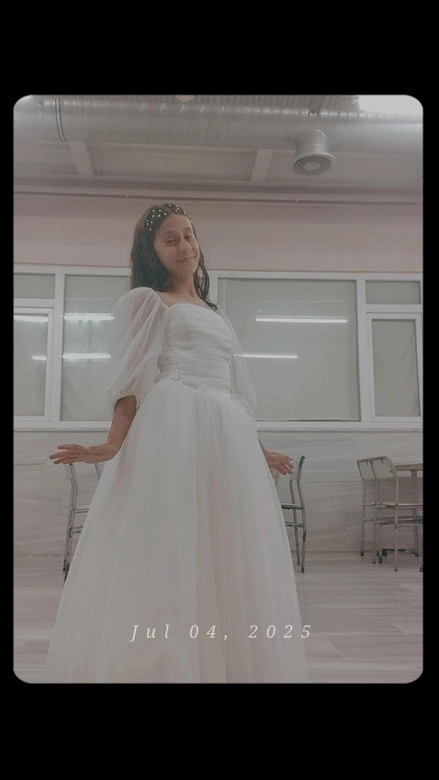 Beyaz Uzun Vintage Straplez Gelinlik - Görsel 4