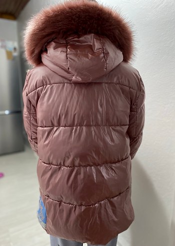 Fur Detaylı Pembe Kadın Ceket - Görsel 4