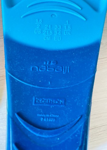 Mavi Erkek Plaj Ayakkabısı Velcro Bantlı - Görsel 2