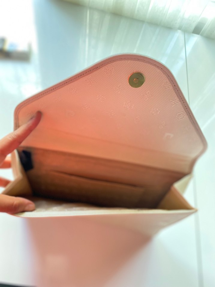 Bej Dantel Detaylı Kadın Portföy Çanta - Görsel 3