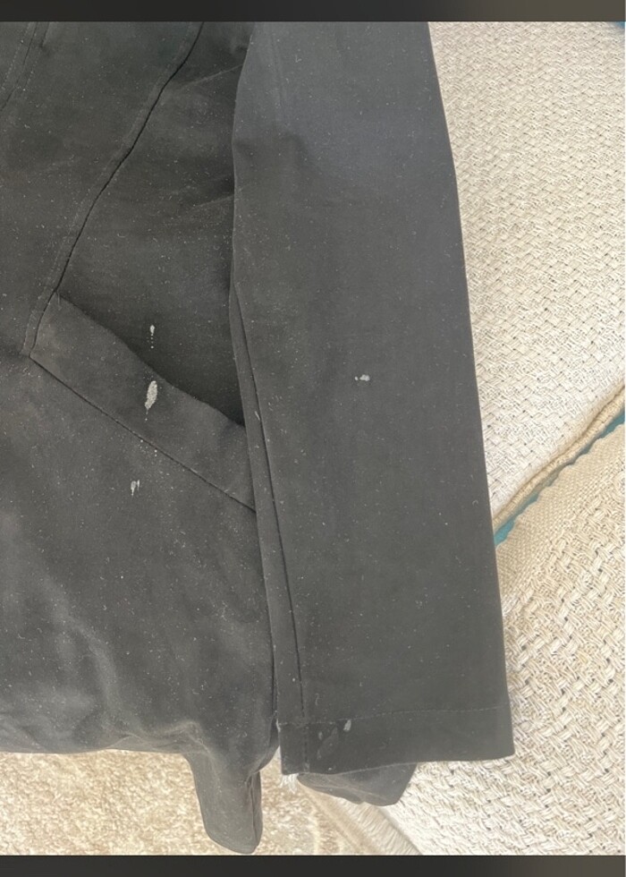 Süet siyah elbise - Görsel 3