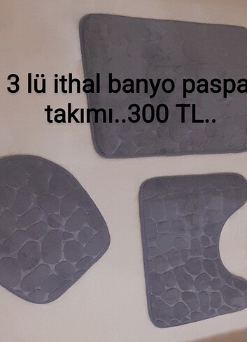 Banyo paspas takımı 