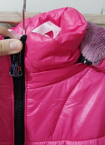m Beden Moncler Kadın Pembe Şişme Mont