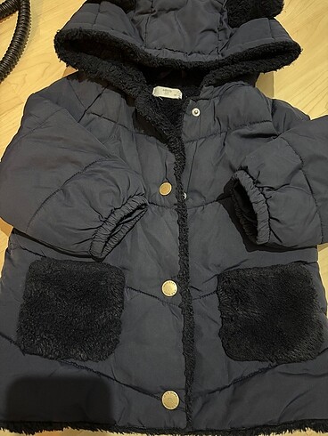 Mango Kids 2 3 yaş ayıcık şapkalı mont