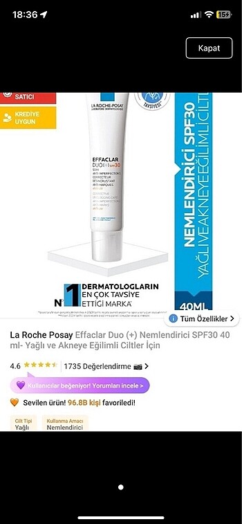 La roche effaclar duo m nemlendirici